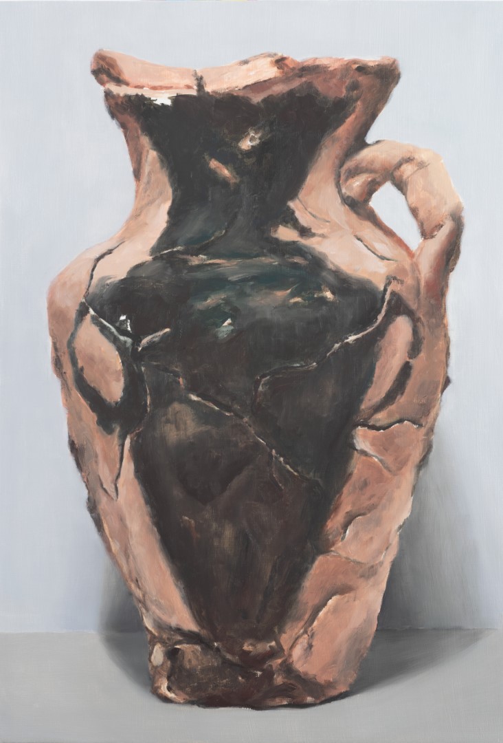 Dubbele Amfora (2018), 60 x 41 cm, oil on panel (private collection)